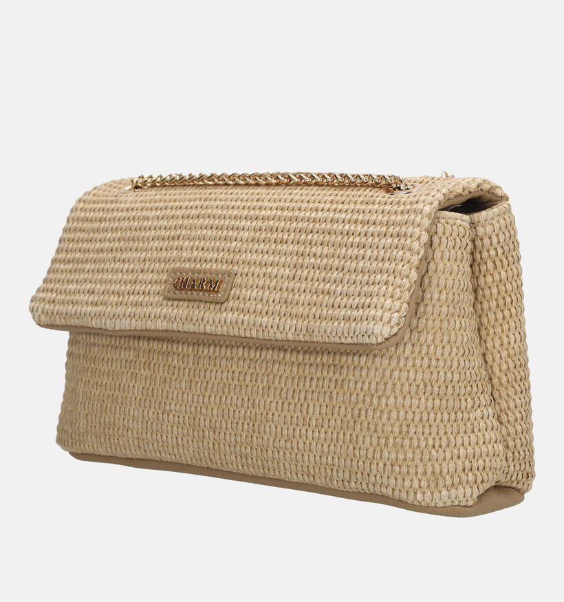 Charm London Paris Sac &agrave; bandouli&egrave;re en Beige pour femmes (374810)