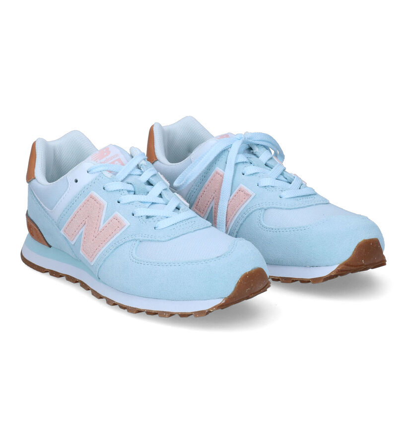 New Balance GC574 Blauwe Sneakers voor meisjes (301696) - geschikt voor steunzolen