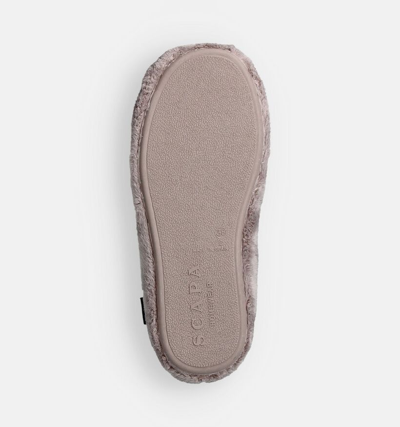 Scapa Pantoufles ouvertes en Rose pour femmes (364003) - pour semelles orthopédiques
