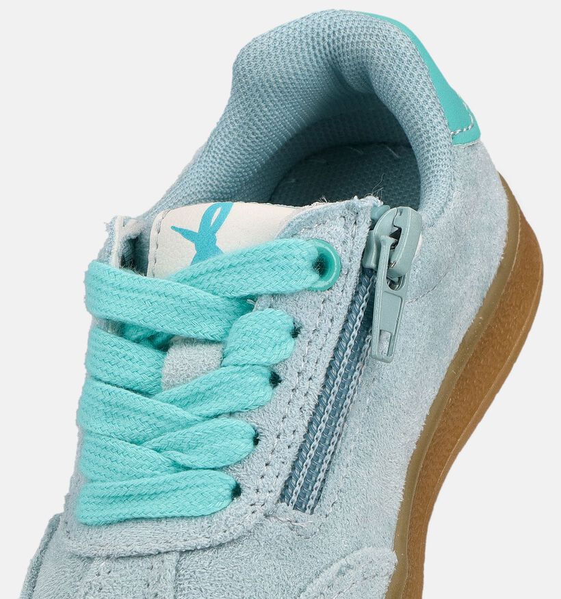 Milo & Mila Lichtblauwe Sneakers voor meisjes (370855) - geschikt voor steunzolen