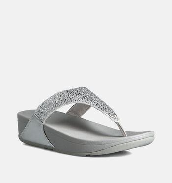 FitFlop Lulu Slippers Zilver