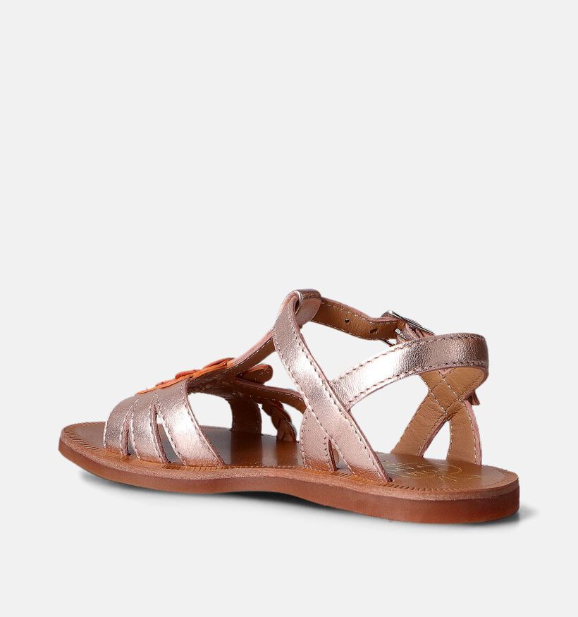 Pom d'Api Plagette Alto Rose gold Sandalen voor meisjes (354600)