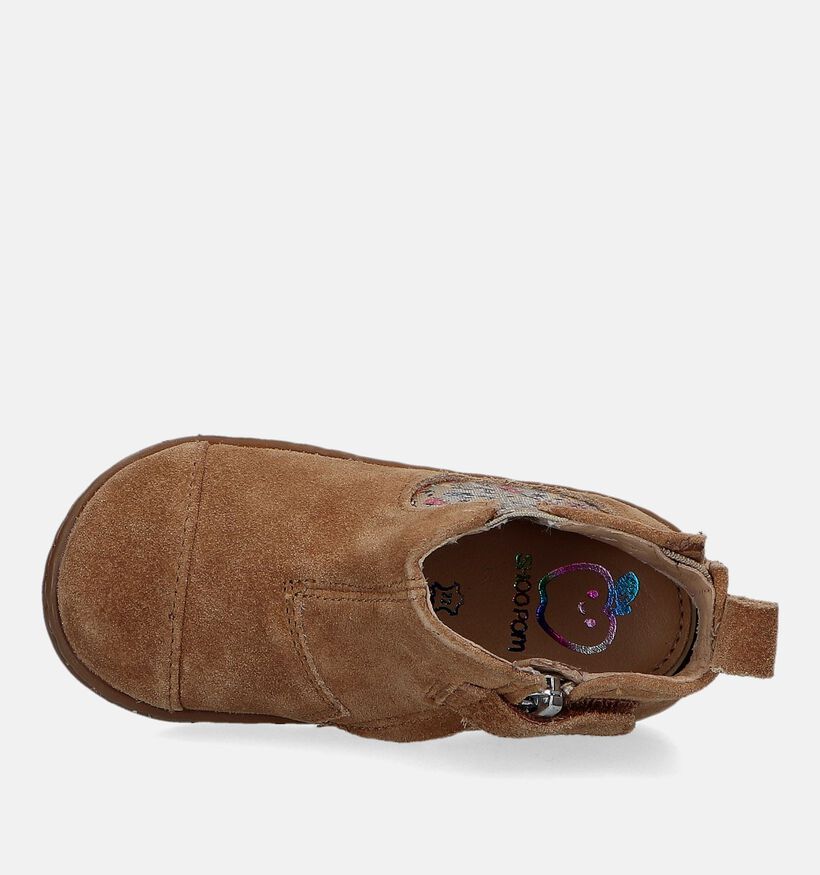 Shoo Pom Bouba Apple Chaussures pour bébé en Cognac pour filles (330610) - pour semelles orthopédiques