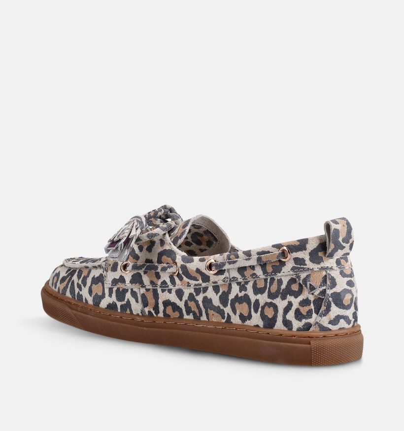 PS Poelman Leopard Light Beige Bootschoenen voor dames (372171)