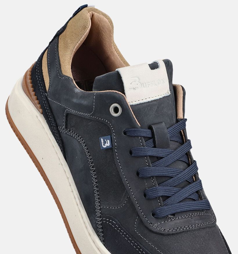 Bufflox Palma 2 Donkerblauwe Veterschoenen voor heren (370250) - geschikt voor steunzolen