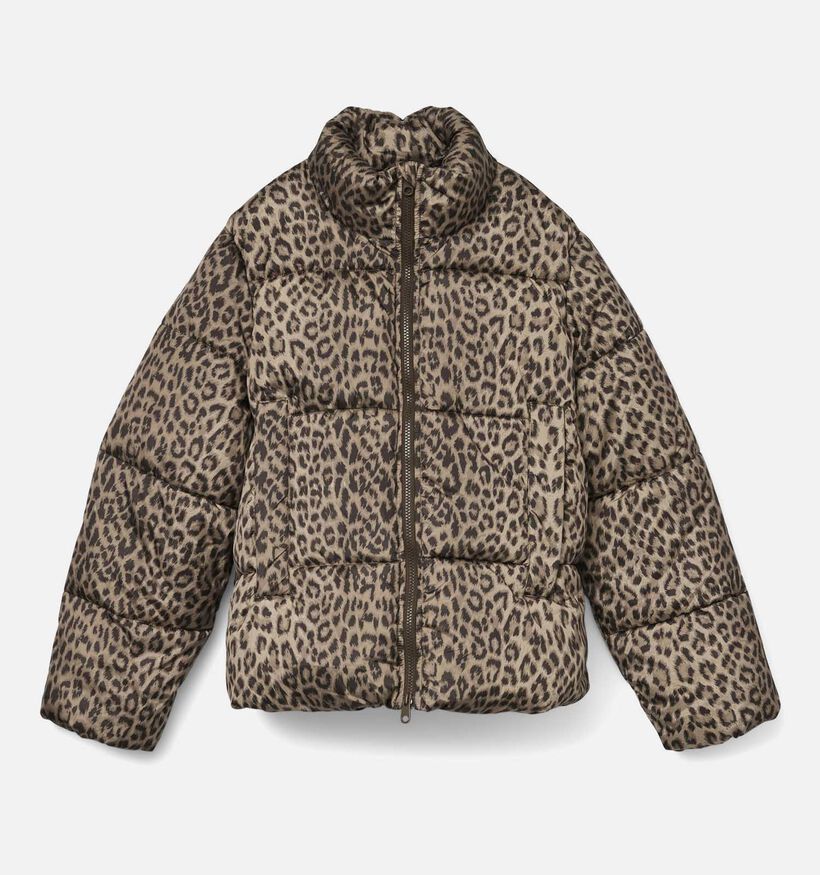 Vero Moda Parda Leopard Manteau court en Marron pour femmes (361244)
