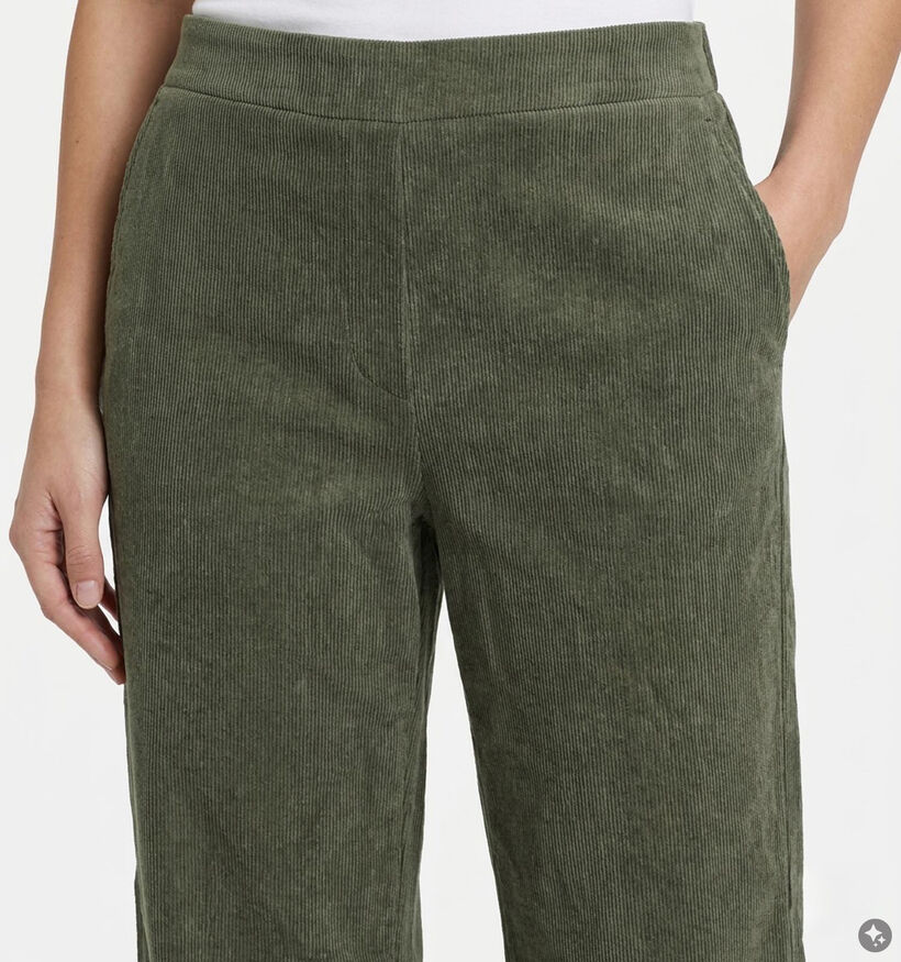 Vero Moda Elly Pantalon Vert Fonc&eacute; pour femmes (379703)