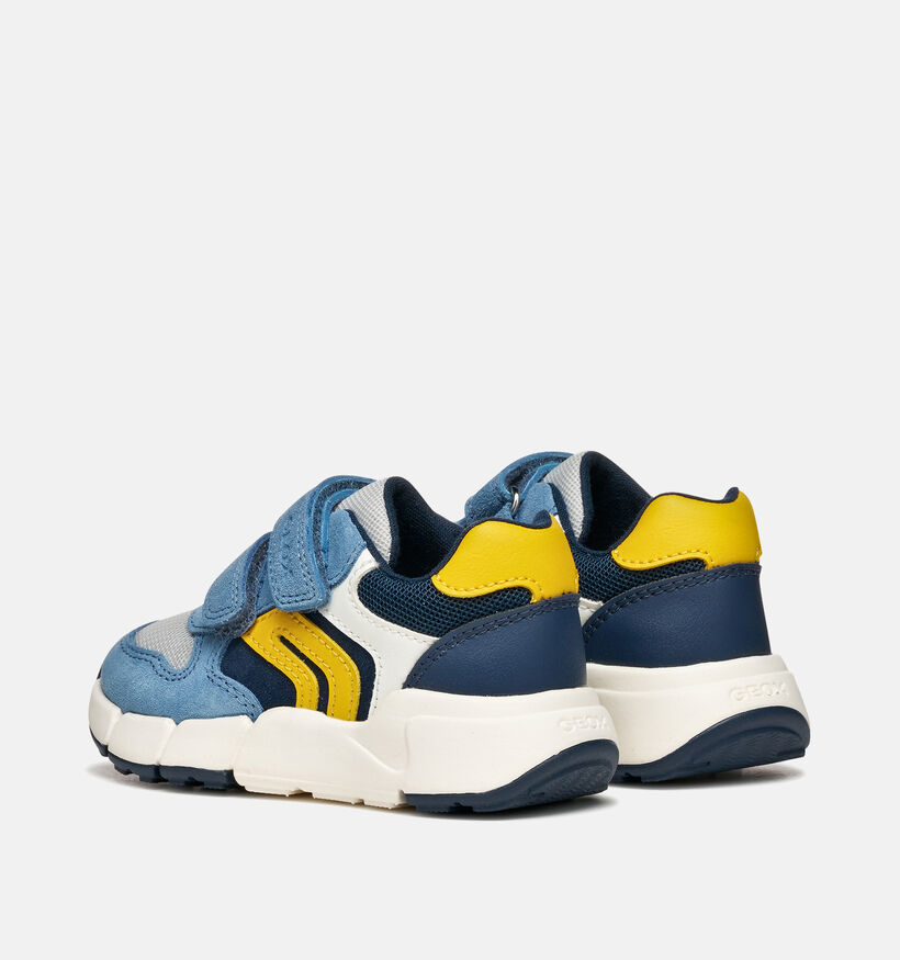 Geox Baskets pour b&eacute;b&eacute; en Bleu fonc&eacute; pour gar&ccedil;ons (370158) - pour semelles orthop&eacute;diques