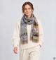 Via Limon Blauwe Paisley Sjaal voor dames (382715)