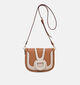Laurent David Brooke Cognac Crossbody tas voor dames (358041)