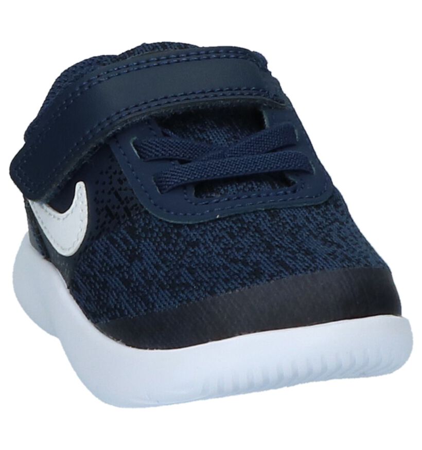Donker Blauwe Babyschoentjes Nike Flex Contact in stof (206181)