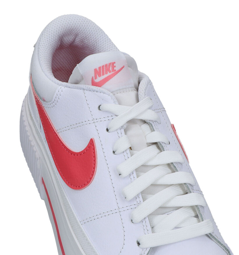 Nike Court Legacy Lift Witte Platform Sneakers voor dames (324639)