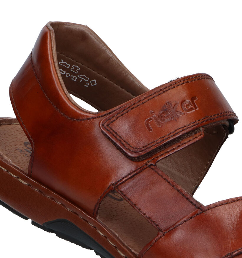 Rieker Sandales en Cognac pour hommes (323577)