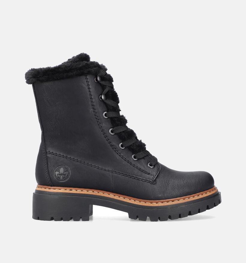Rieker Boots à lacets en Noir pour femmes (347431)
