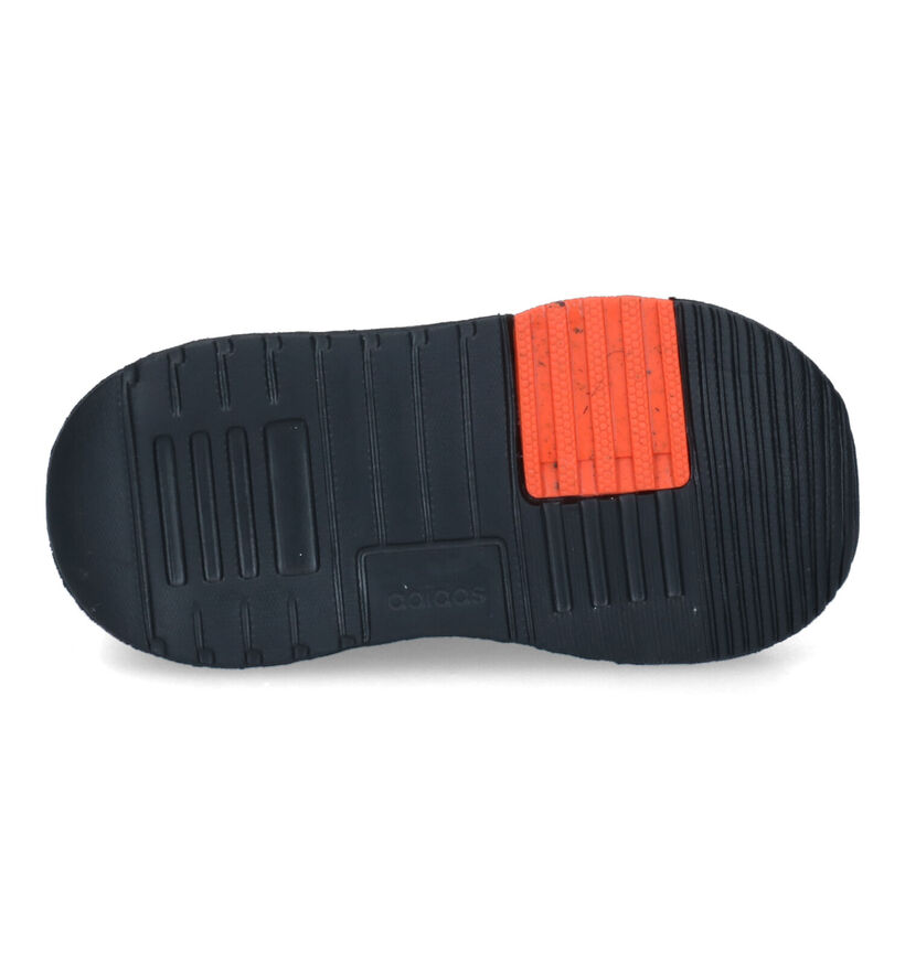 adidas Racer TR21 I Baskets en Noir pour garçons (311321) - pour semelles orthopédiques