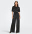 JDY Vilma Zwarte Wijde glitter broek (332482)