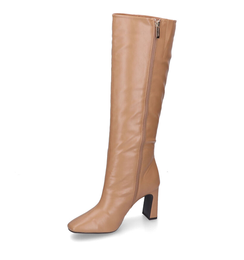 Tamaris Bottes hautes en Noir en simili cuir (317345)