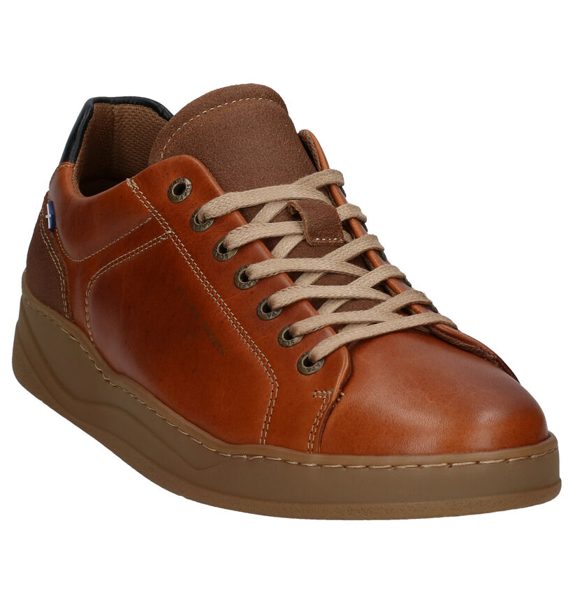 Scapa Cognac Veterschoenen in leer (281341)