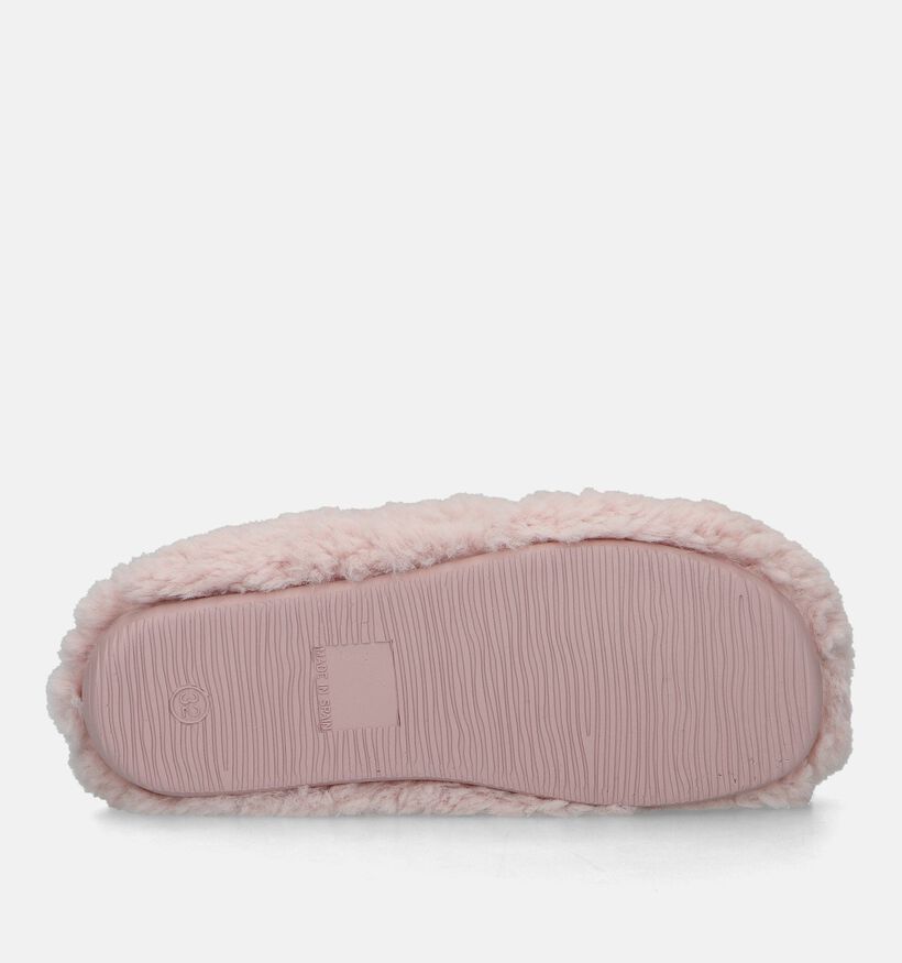 Milo & Mila Pantoufles ouvertes en Rose pour filles (332301)