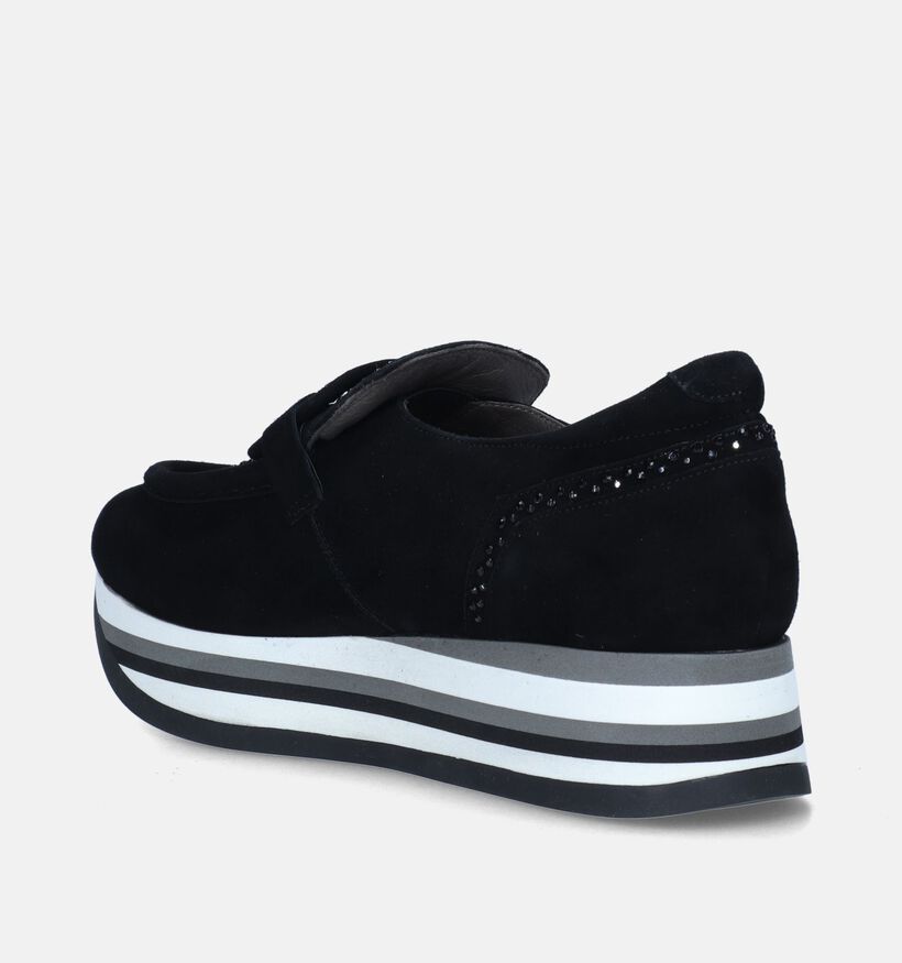 Softwaves Chaussures à enfiler en Noir pour femmes (347286) - pour semelles orthopédiques