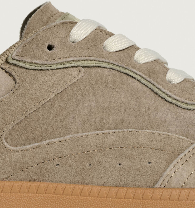 HOFF Alley Chaussures plates en Taupe pour hommes (360153) - pour semelles orthopédiques