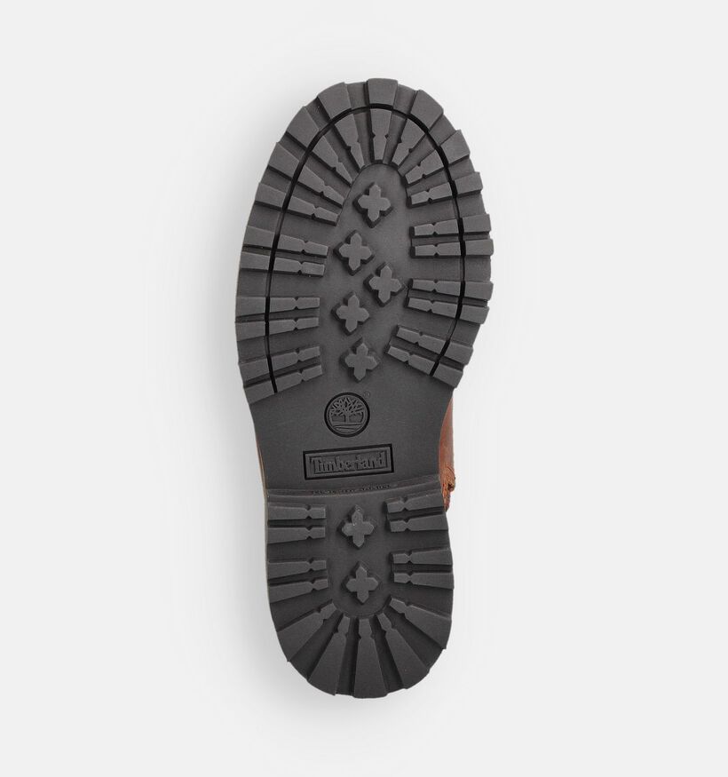 Timberland Courma Kid 6 Inch Boots &agrave; lacets en Brun pour gar&ccedil;ons, filles (377423) - pour semelles orthop&eacute;diques