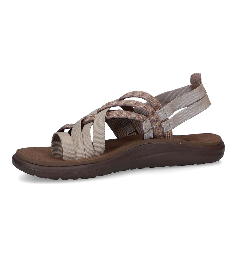 Teva Voya Strappy Sandales en Écru pour femmes (338820)