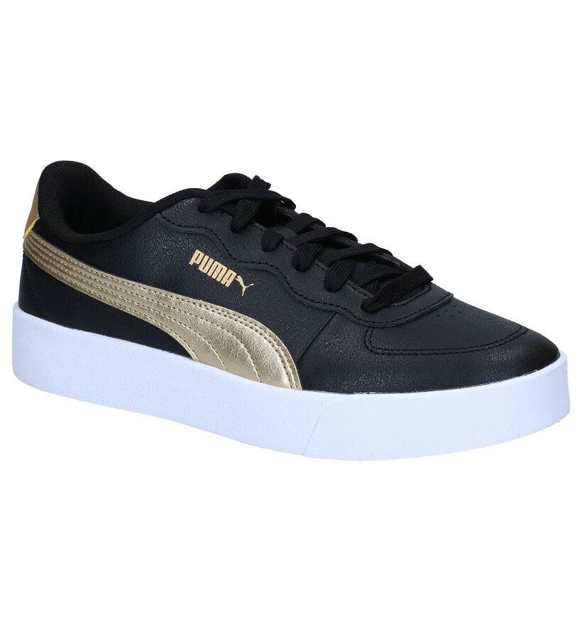 Puma Skye Clean Zwarte Sneakers voor dames (293513) - geschikt voor steunzolen