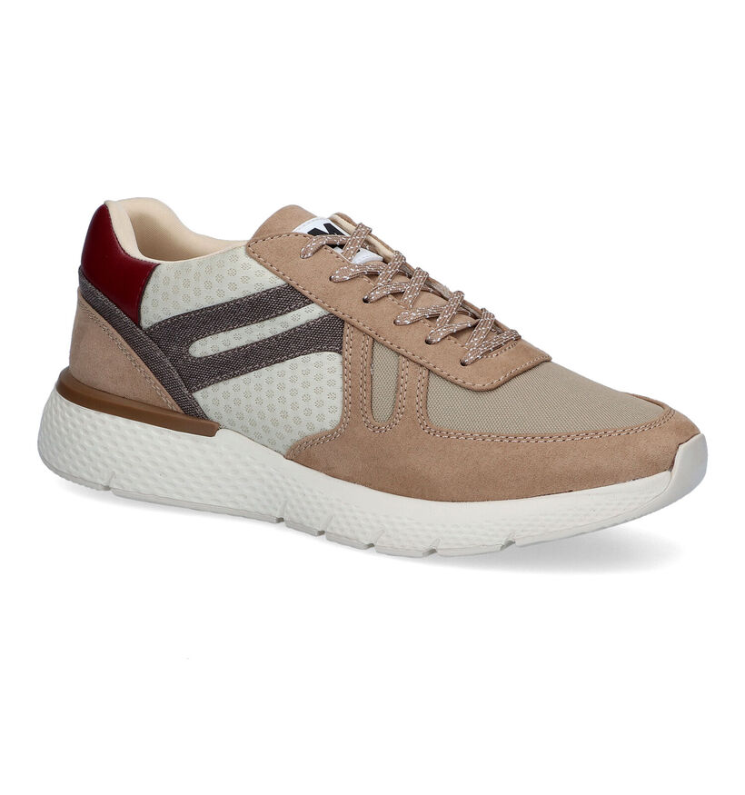 La Strada Baskets basses en Beige foncé pour hommes (306441) - pour semelles orthopédiques