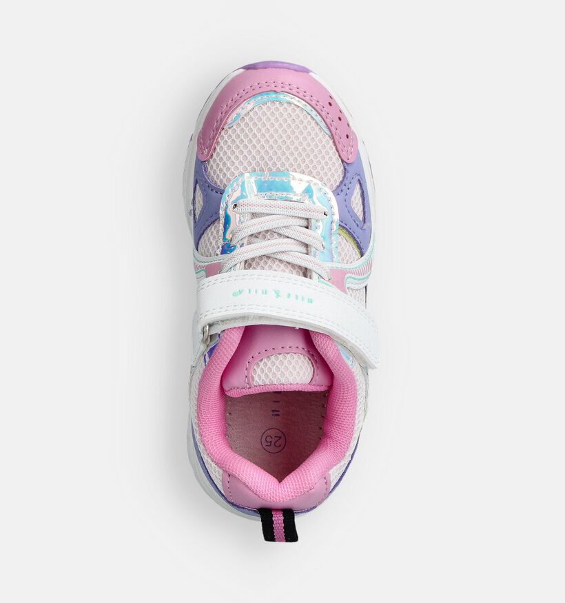 Milo & Mila Baskets basses en Rose pour filles (362936)