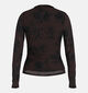 Vila Rikke Donkerbruine T-shirt met Lange Mouwen voor dames (379772)