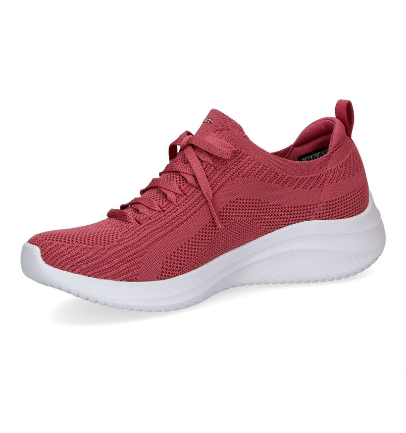 Skechers Ultra Flex 3.0 Big Plan Roze Sneakers voor dames (305505)