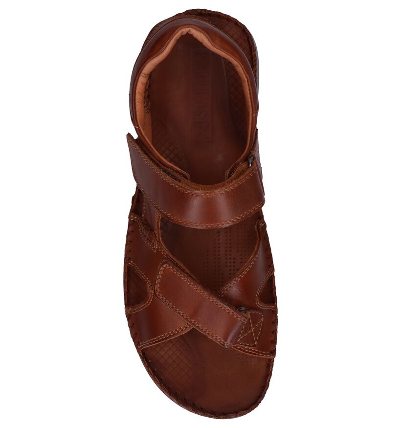 Pikolinos Tarifa Cognac Sandalen in leer (308023)