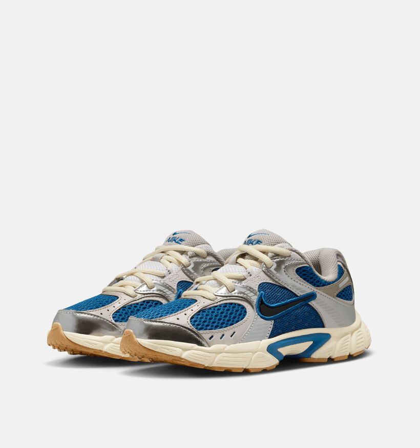 Nike V5 RNR Baskets en Gris/Bleu pour gar&ccedil;ons, filles (367295) - pour semelles orthop&eacute;diques