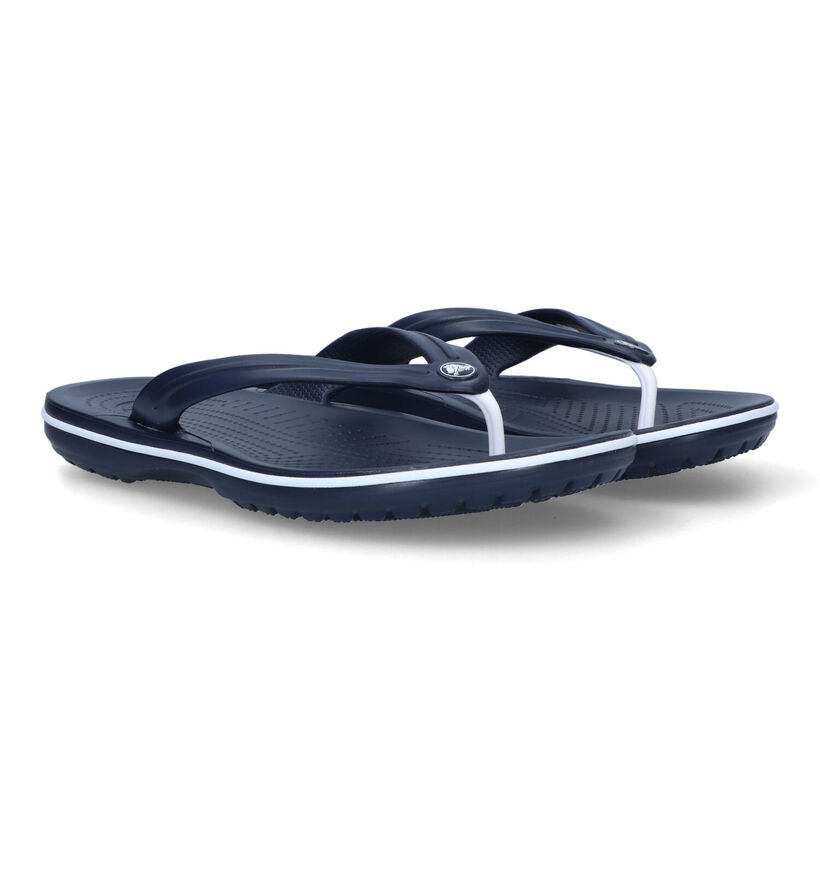 Crocs Crocband Flip Zwarte Teenslippers in kunststof (324171)