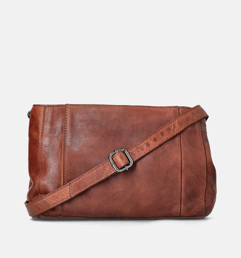 Bear Design Sac porté croisé en Cognac pour femmes (365909)