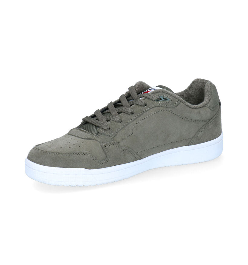Champion New York Baskets en Vert kaki en daim (294589)