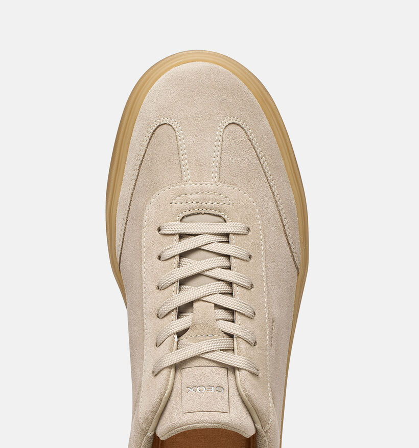Geox Baltmoore Lichtbeige Sneakers voor heren (368013) - geschikt voor steunzolen