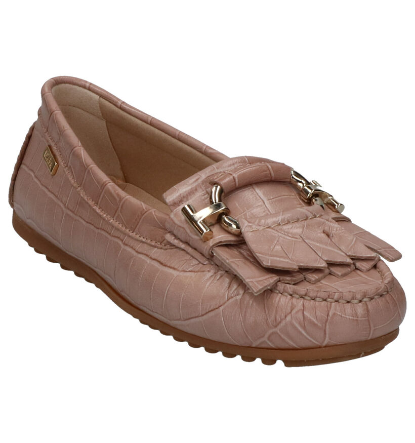 Scapa Loafers en Rose clair en cuir (270317)