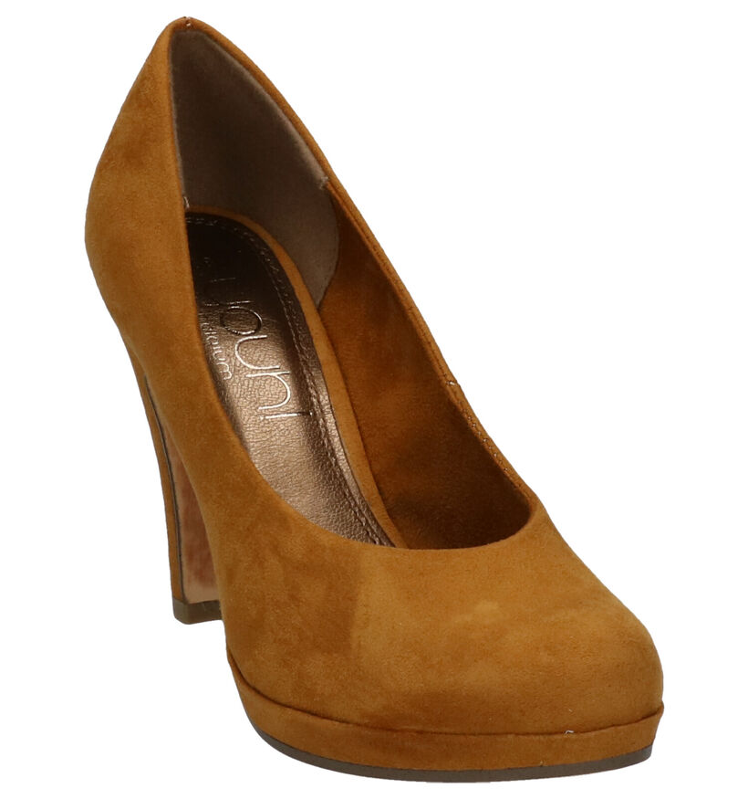 Youh! Gele Pumps in stof (253771)