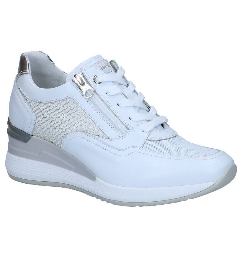 NeroGiardini Baskets casual en Blanc en textile (290055)