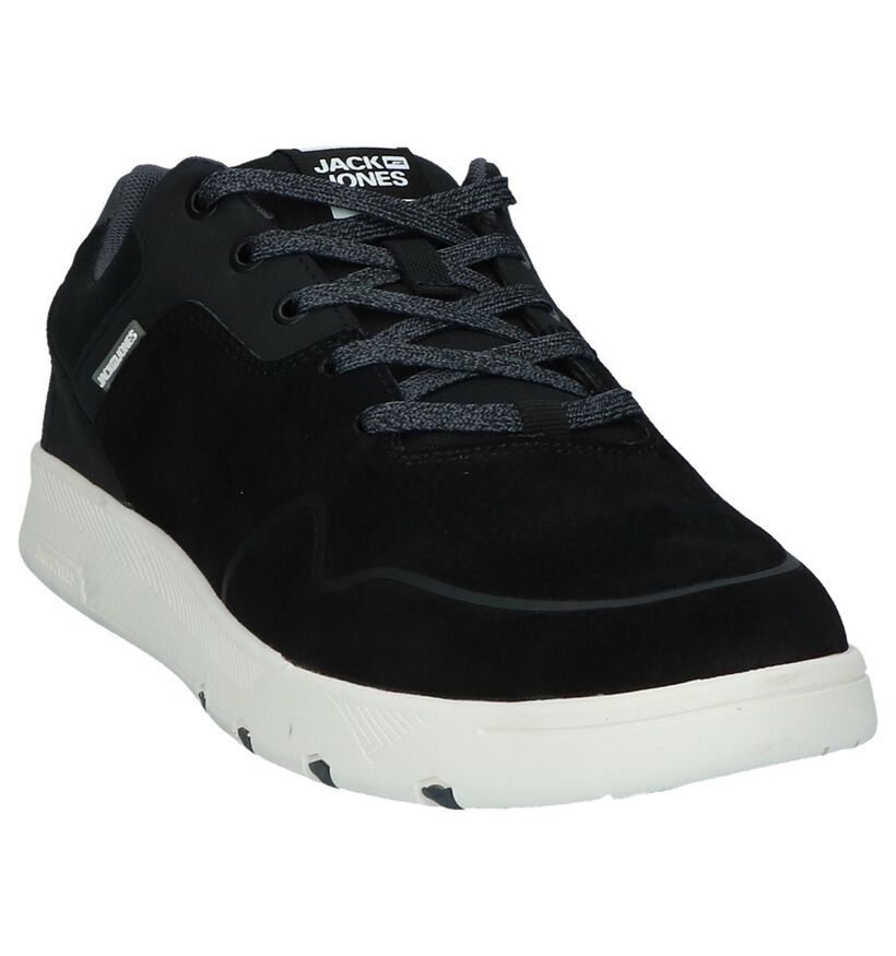 Zwarte Sneakers Jack & Jones Dalston in daim (226254)