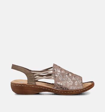 Rieker Sandales Or rose