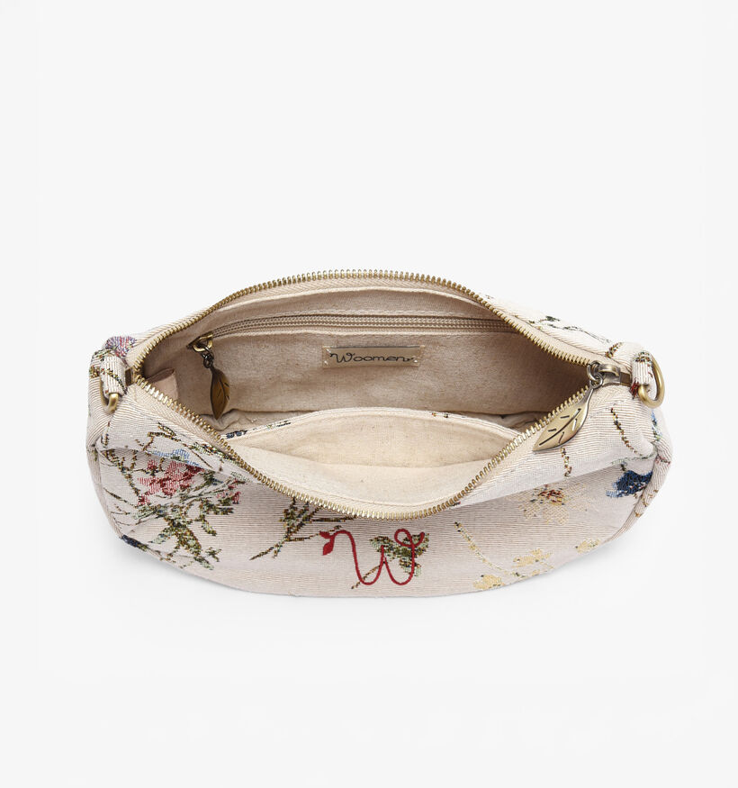 Woomen Alocasia Flowers Ecru Schoudertas voor dames (370779)