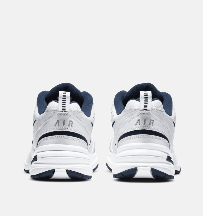 Nike Air Monarch IV Witte/Zilveren Sneakers voor heren (369291)