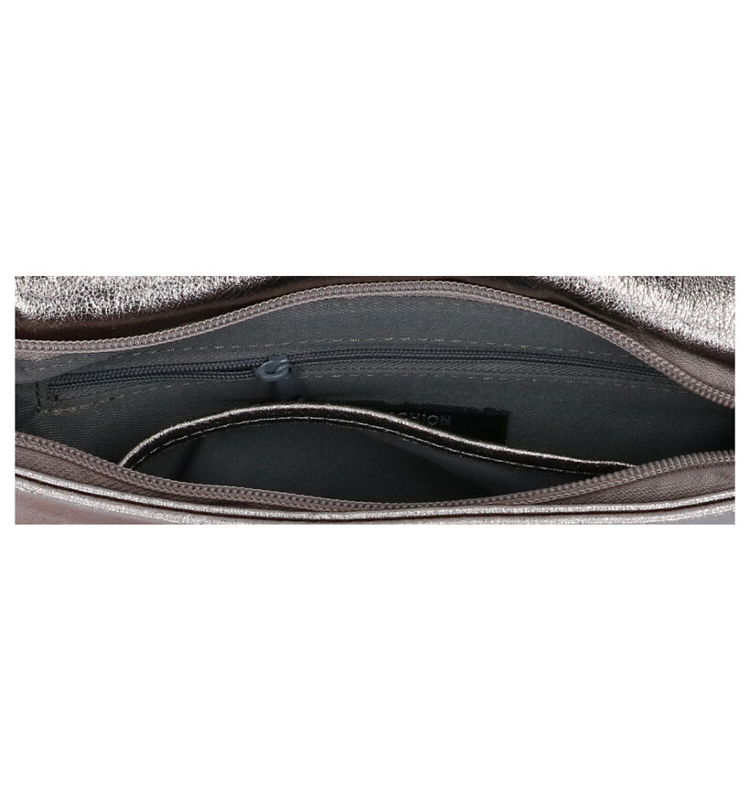 BOO! Brazzle Zilveren Crossbody Tas in kunstleer (300704)