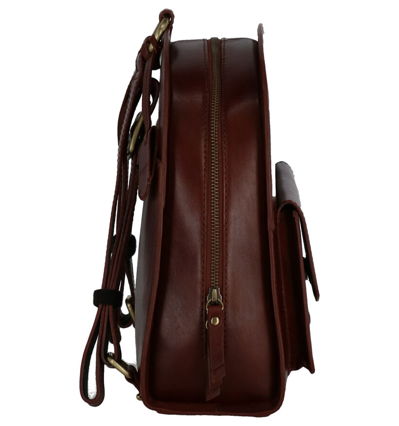 Burkely Edgy Eden Sac à Dos en Marron en cuir (260933)