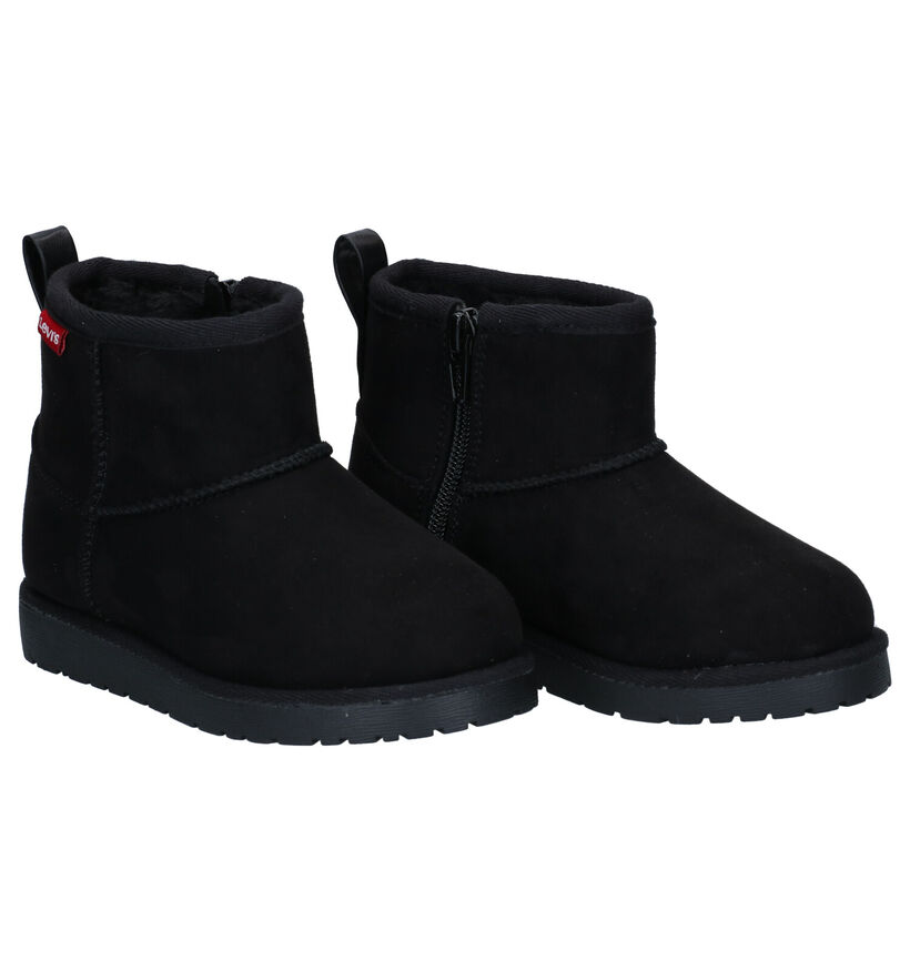 Levi's New Wave Bottes en Noir en textile (295560)