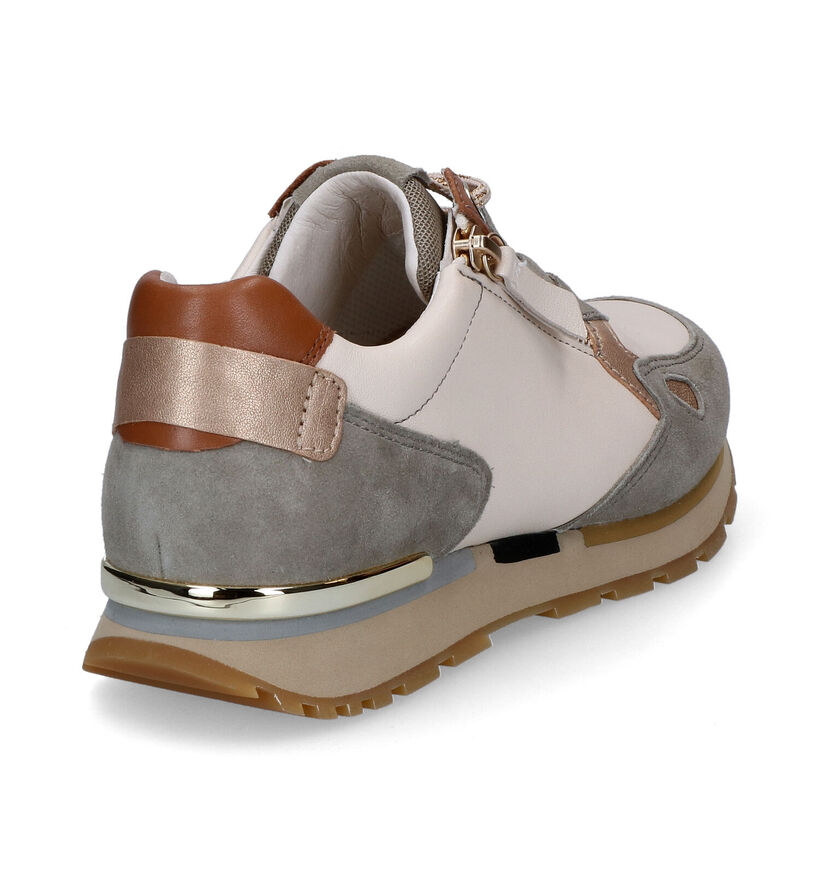Gabor OptiFit Kaki Sneakers in leer (306200)