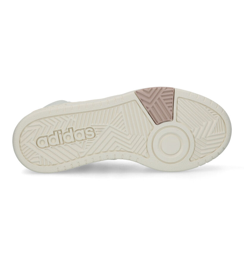 adidas Hoops 3.0 Mid Baskets en Écru pour femmes (324496)